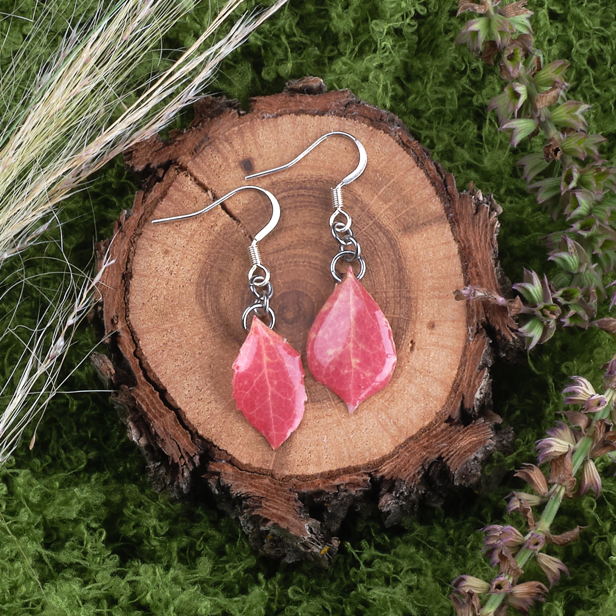 Petite Aspen Leaf Earrings