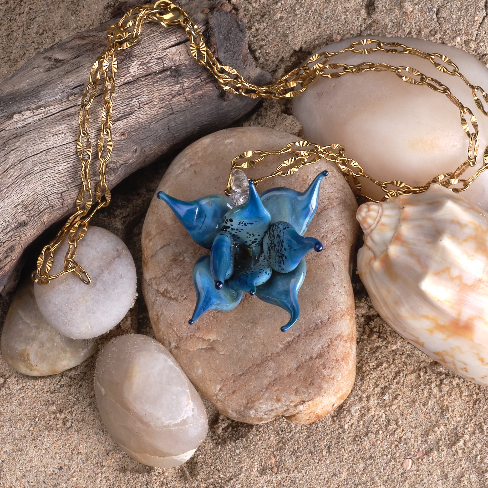 Azure Sea Star Pendant