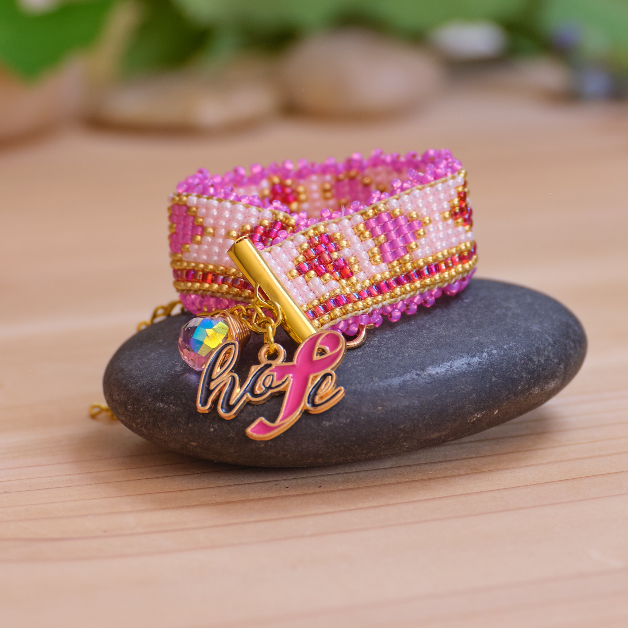 Hope Loom Beaded Bracelet