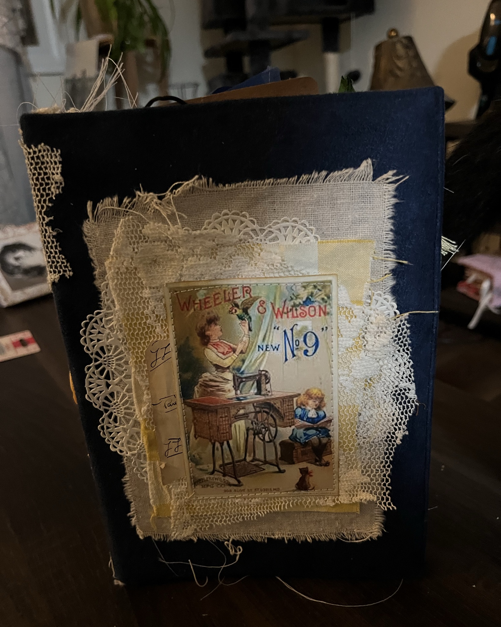 Sewing junk journal