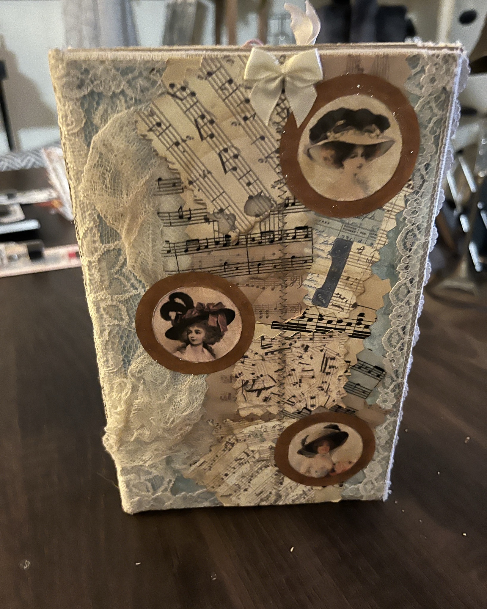 Handmade Victorian junk journal
