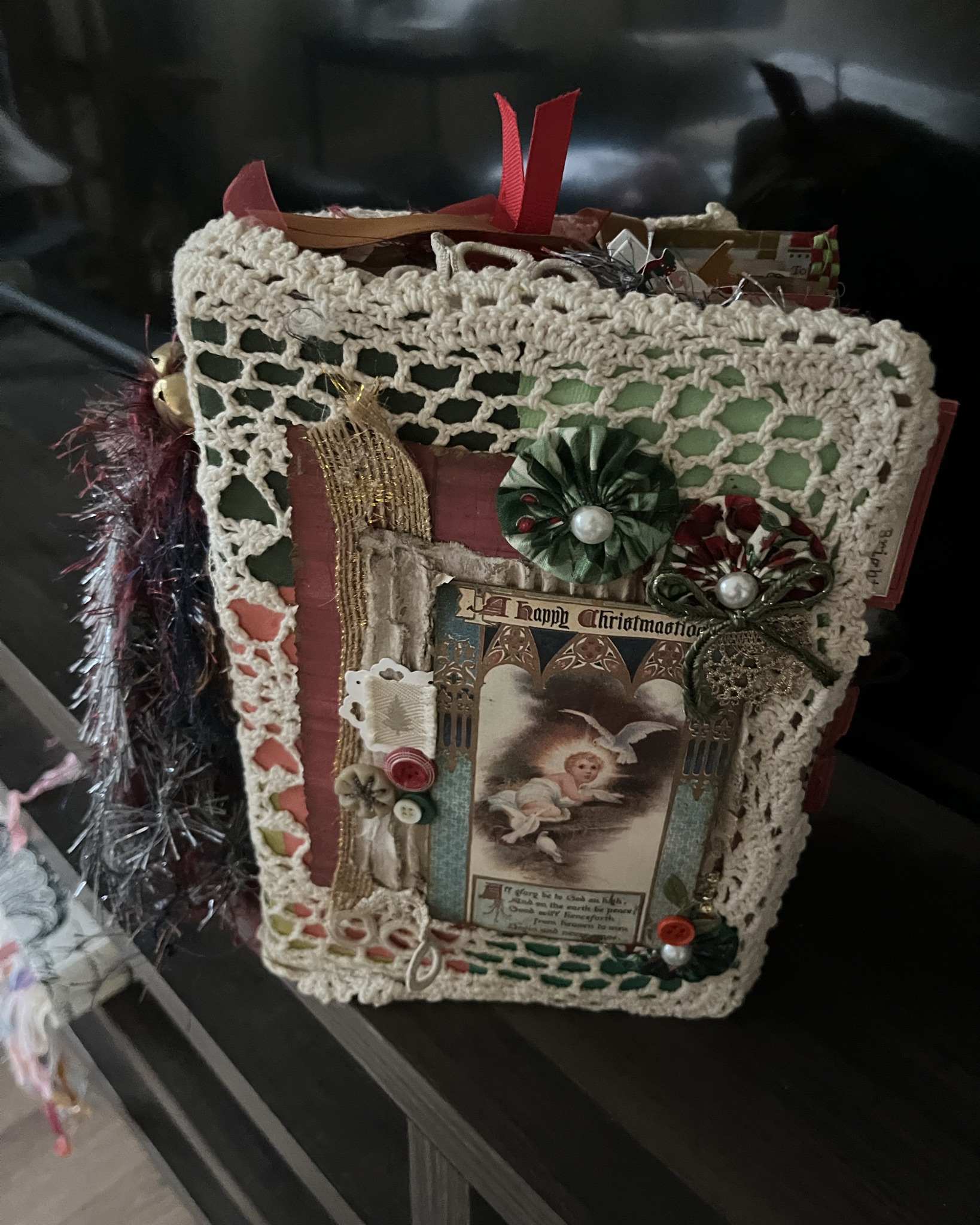 Christmas junk journal handmade