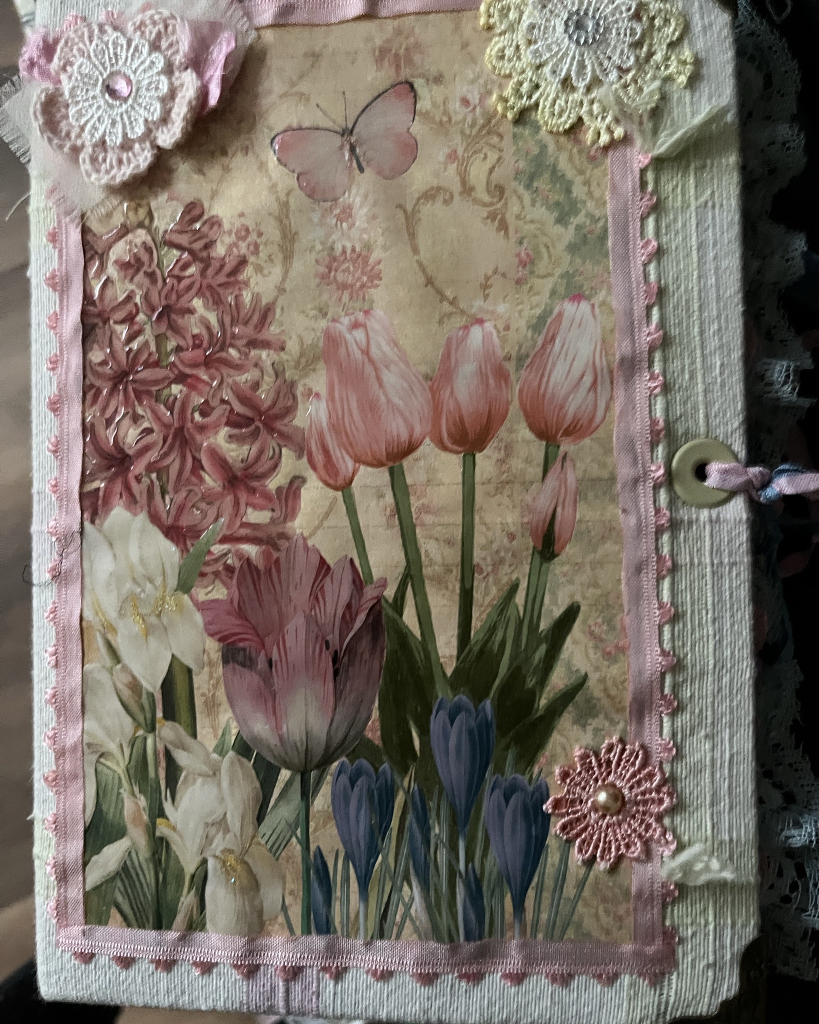 Spring handmade junk journal