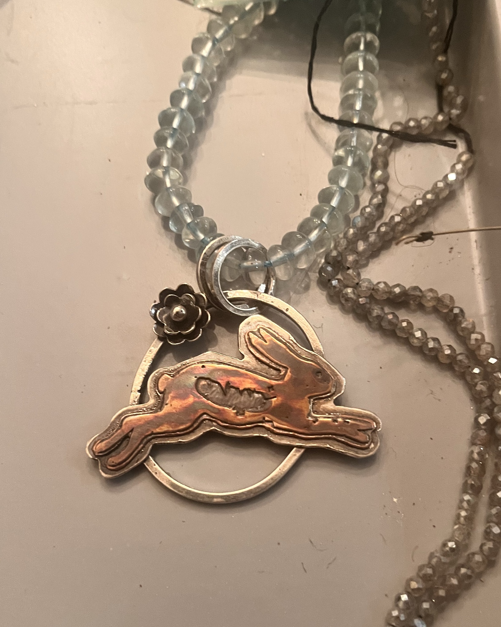 Dream runner turquoise necklace.