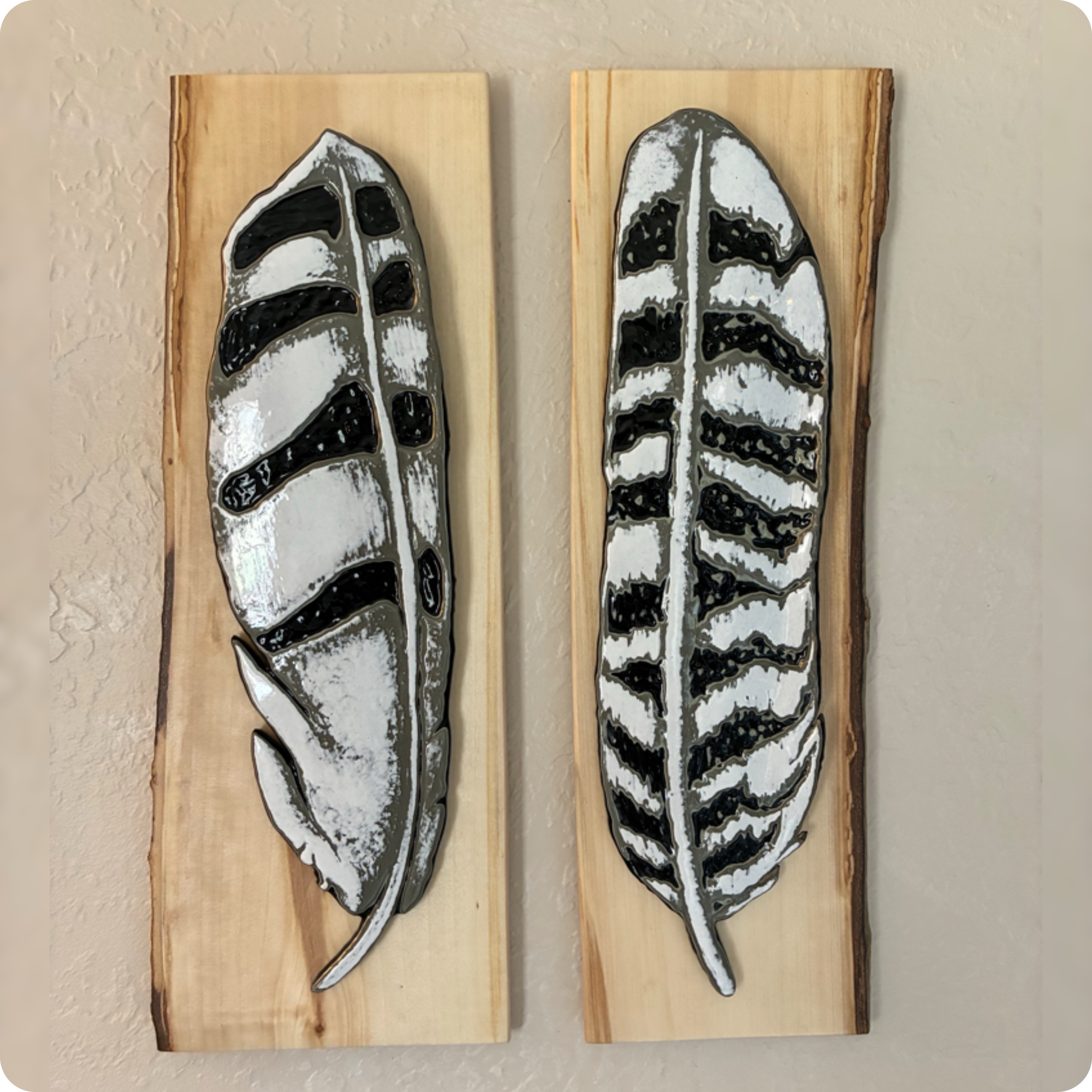 Bird of Prey Glass Feathers